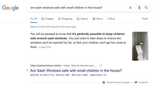 Understanding Google’s search results