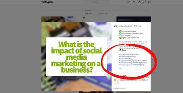 How can hashtags on Instagram help your business?