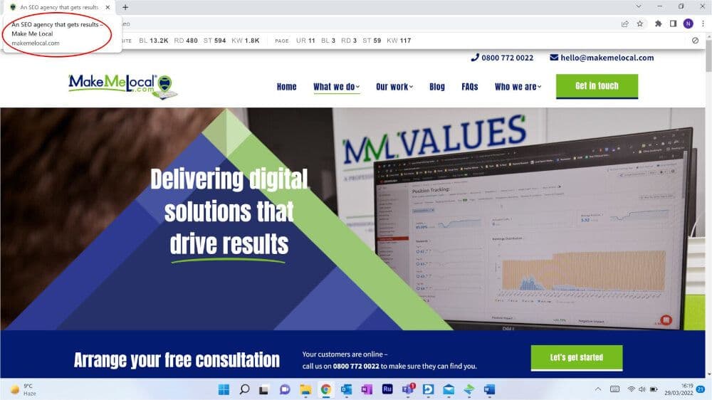 What’s the big deal about page titles and meta descriptions?