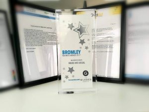 Make_Me_Local,_proud_to_be_recognsied_as_Best_New_Business_at_the_Bromley_Business_Awards_in_2017