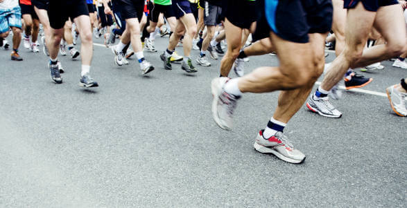 Beckenham half marathon runners