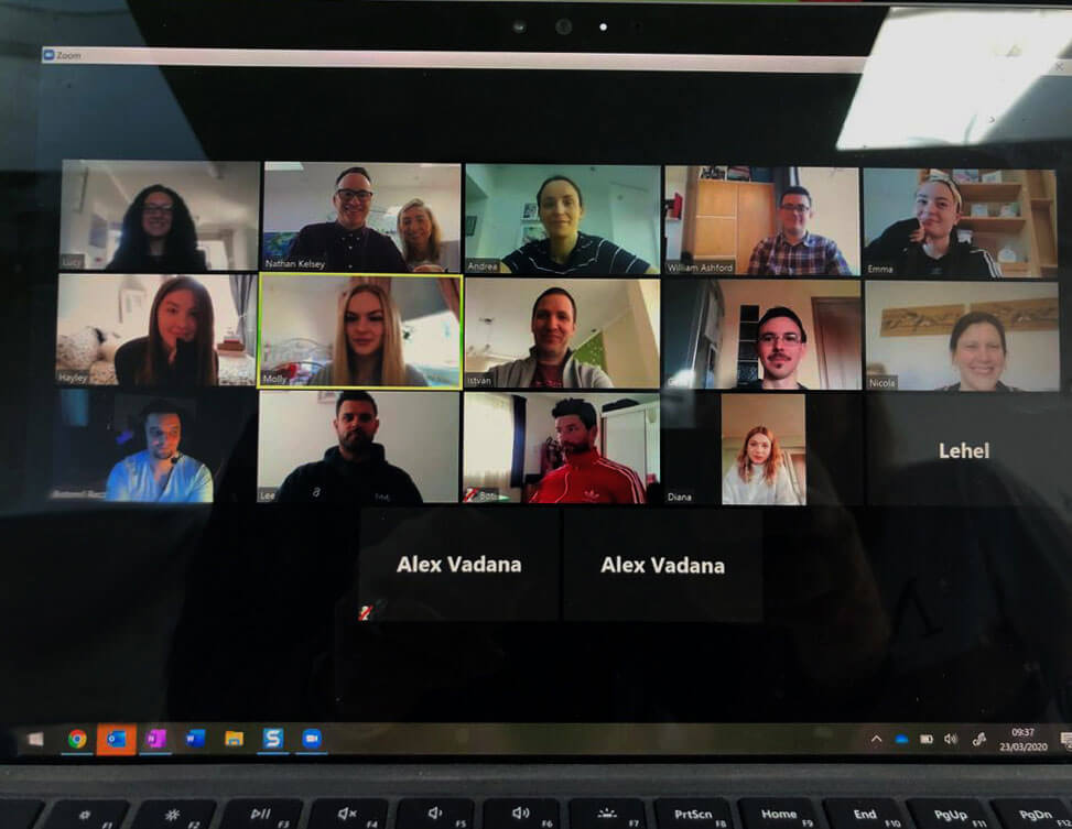 zoom video call meeting