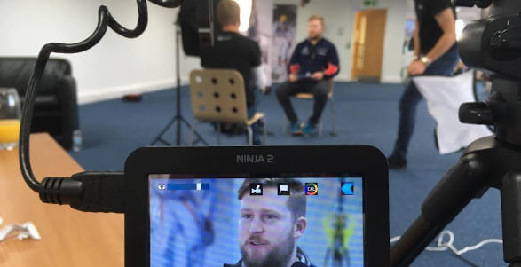 Recording a video for social media